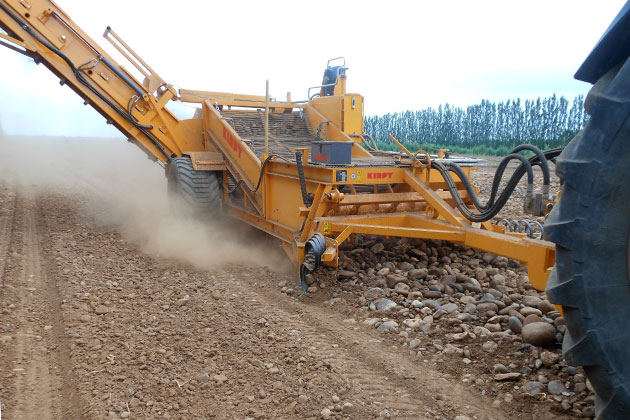Extractora de piedras Kirpy RDL 15-25