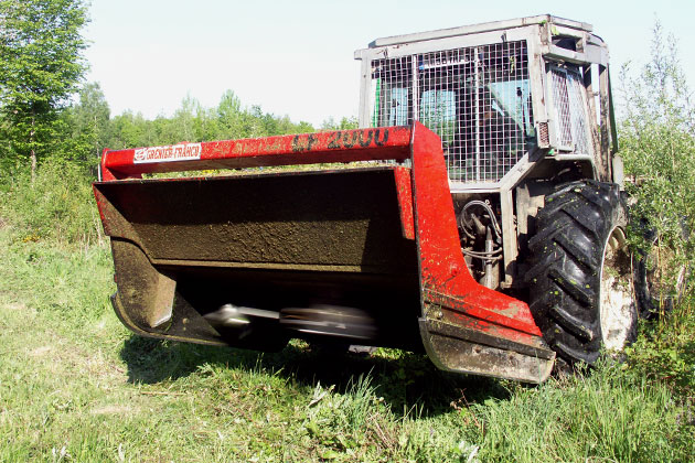 GRENIER FRANCO Vertical-axis forest brush cutter LF