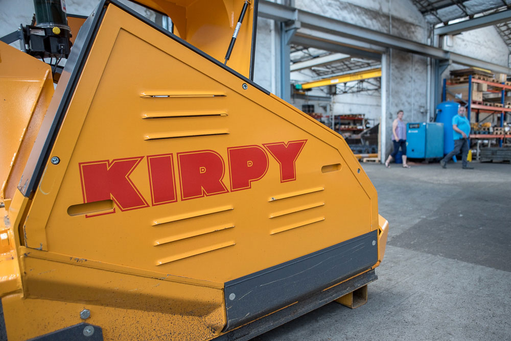 Matériel KIRPY sur le site de production